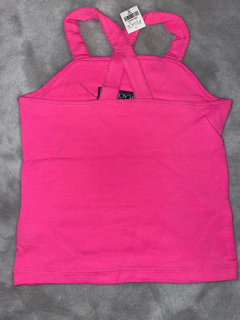 ☀️NWT Kids' Pink & Orange Striped Tank Tops - Pack of 2